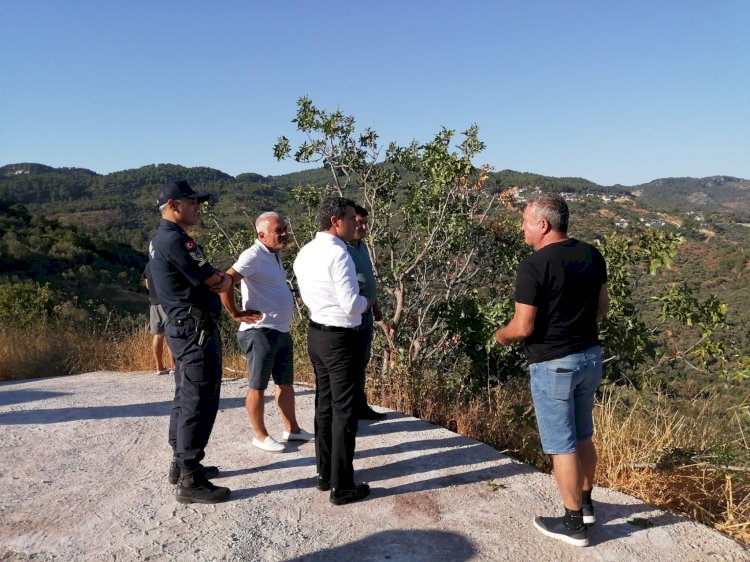 Kaymakam İlker Eker incelemelerde bulundu