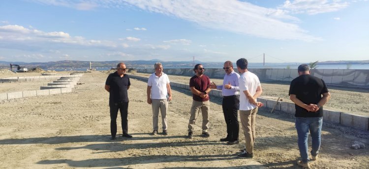 Gelibolu Feribot Terminal çalışmaları sürüyor