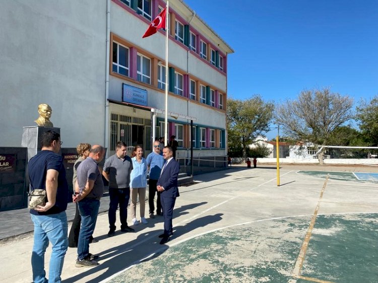 Aktaş okullarda incelemelerde bulundu