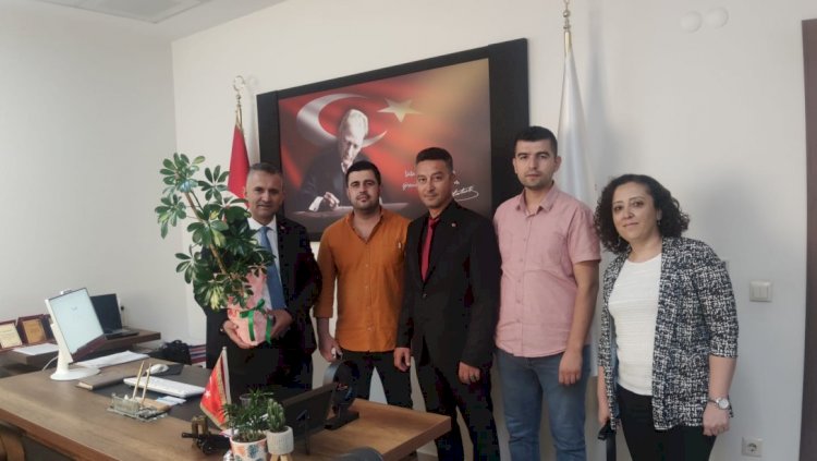 İlçe Milli Eğitim Müdürüne Ziyaret