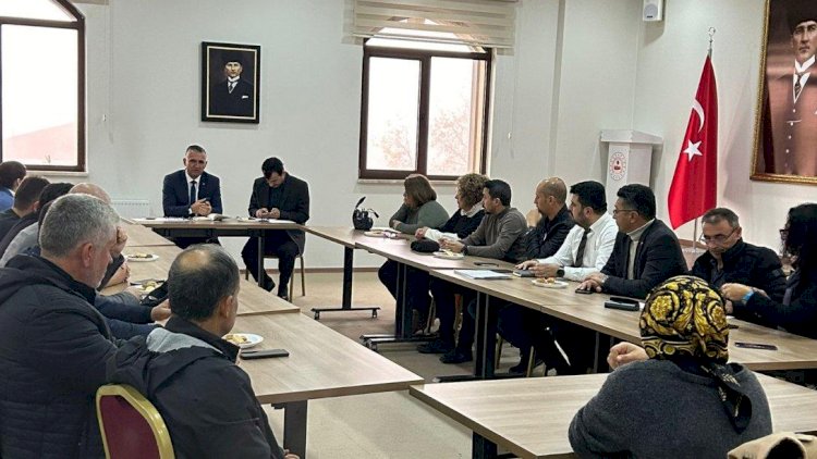 İlçe Müdürler Kurulu Toplantısı Yapıldı