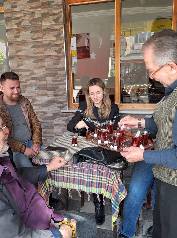 Başkan Çelik’ten kahvehane ziyareti