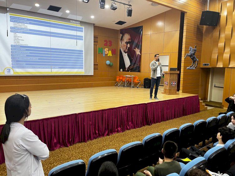Kolej öğrencilerine çalışmalar hakkında bilgi verildi