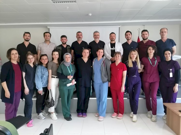 Devlet Hastanesi’nde İSG eğitimi verildi