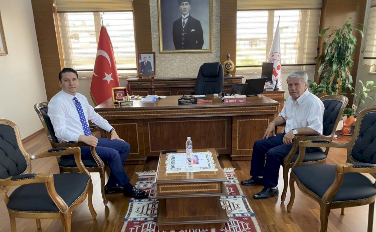 Şehit babasından Kaymakam Göktaş’a ziyaret