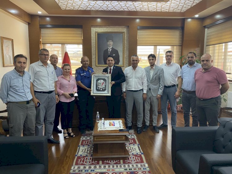 Kaymakam Göktaş’a hayırlı olsun ziyareti