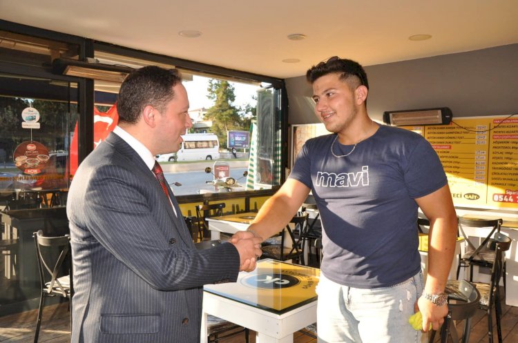 Kaymakam Kayabaşı’dan esnaf ziyareti