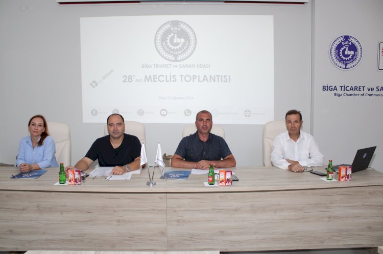 Biga TSO Meclis Toplantısı gerçekleşti